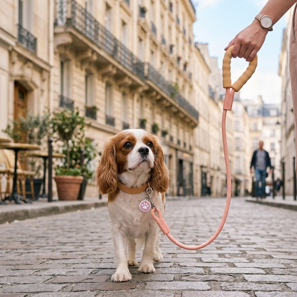 Le Marais Rope Leash - Soft Pastel City Walk