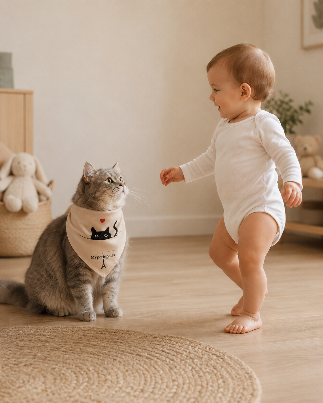 Pet Bandana - From Paris,  With Love