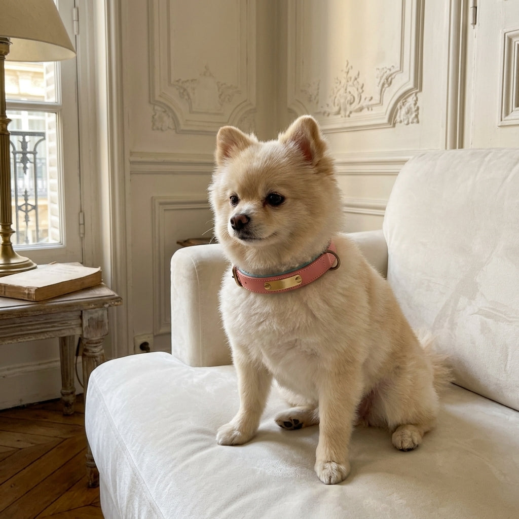 Personalized PU Leather Dog ID Collar