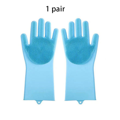 Silicone Pet Grooming & Bath Gloves (2 PCS)