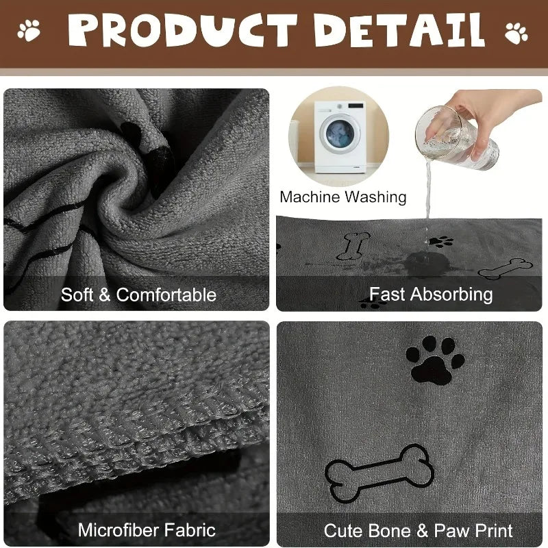 Microfiber Pet Drying Towel