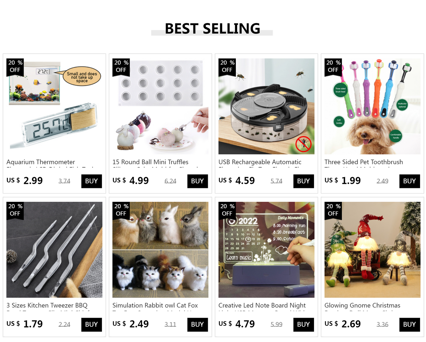 Three Sided Pet Toothbrush