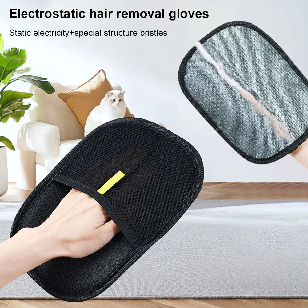 Double-Sided Pet Hair Remover Gloves