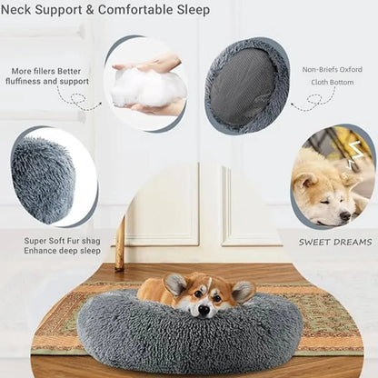 Round Pet Bed for Large Dog Bed