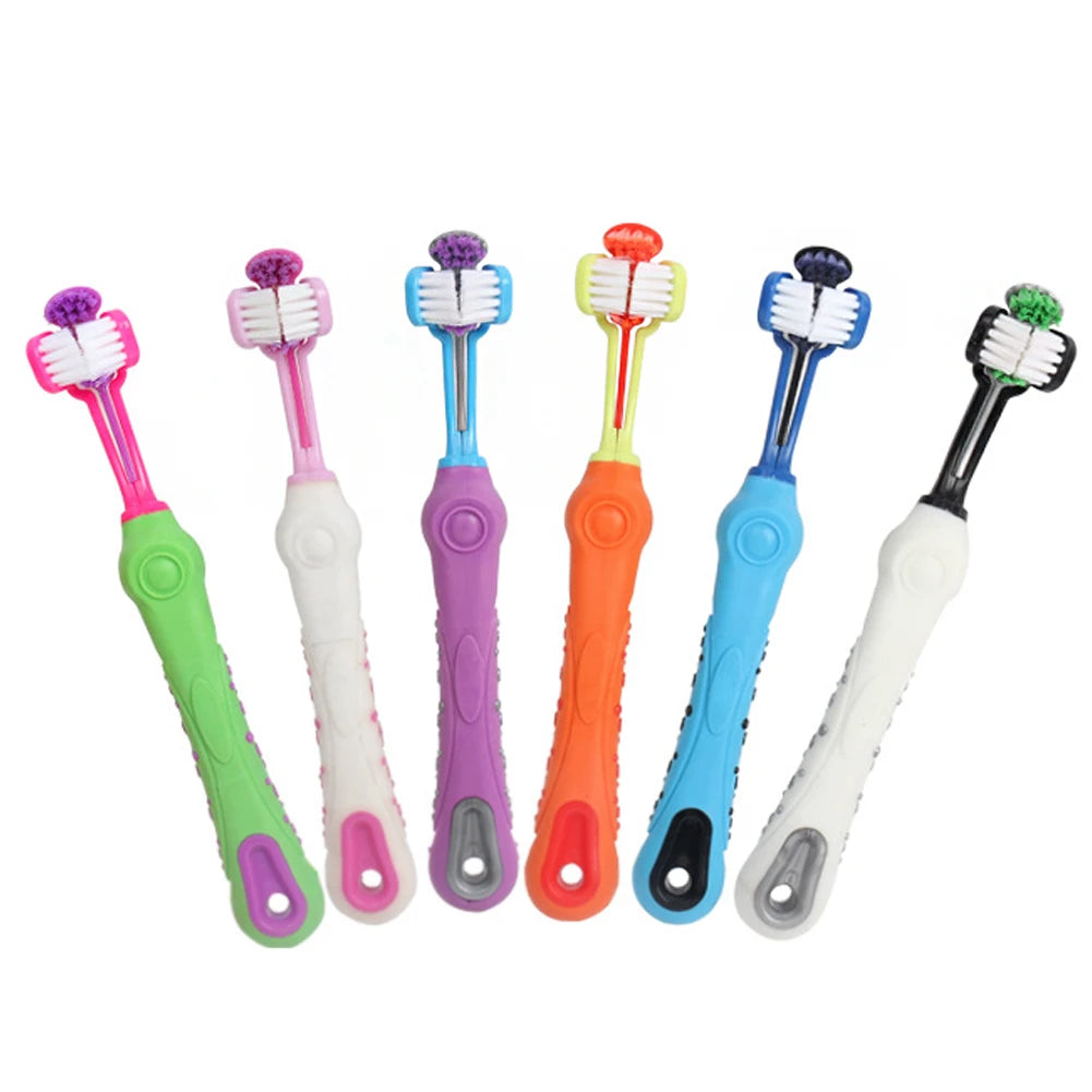 Three Sided Pet Toothbrush
