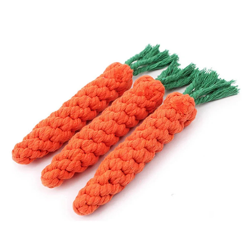 Carrot Rope Chew Toy for Dogs