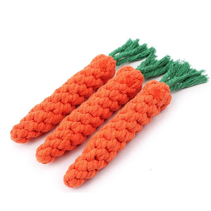 Carrot Rope Chew Toy for Dogs