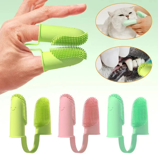 Cleaning Finger Toothbrush for Dogs