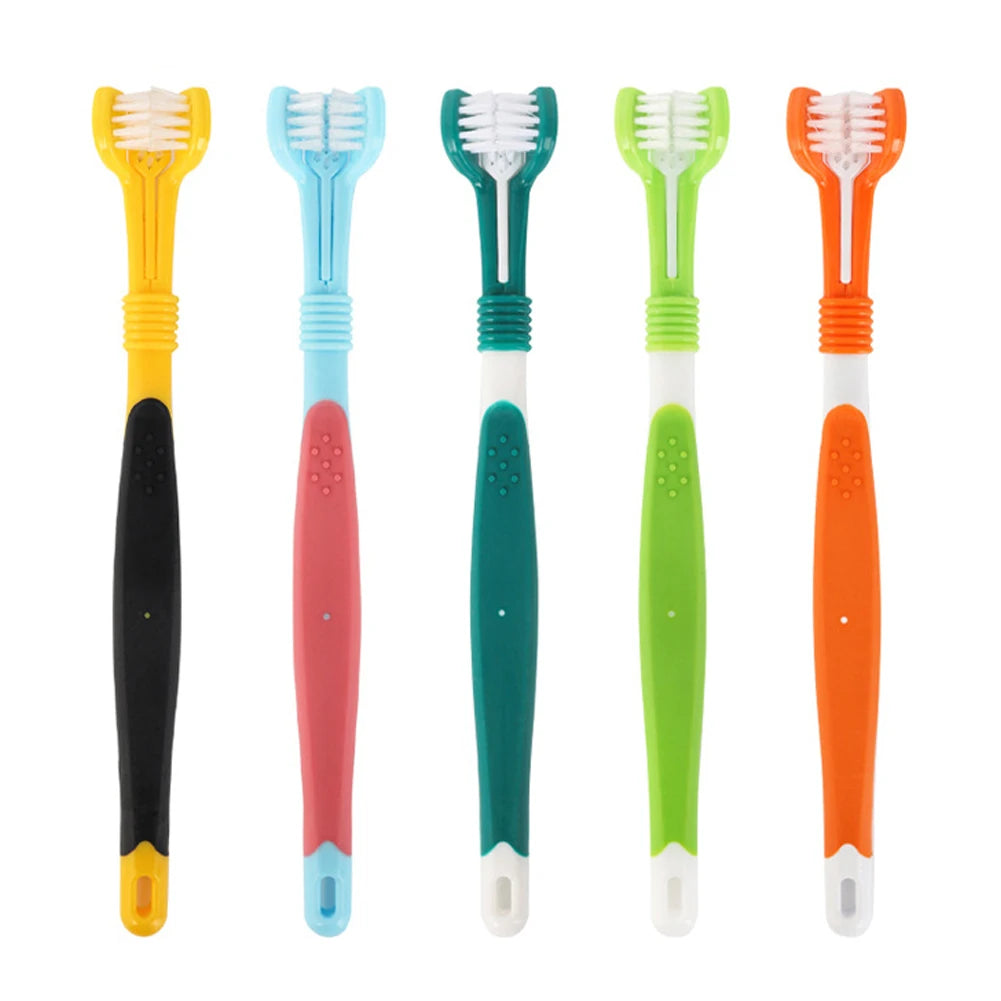 Three Sided Pet Toothbrush