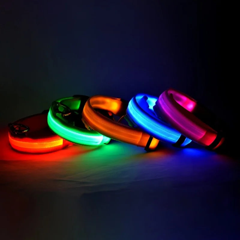 LED Glow Safety Dog Collar