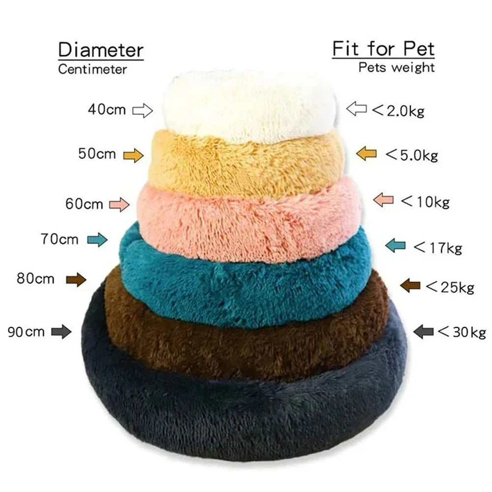 Round Pet Bed for Large Dog Bed