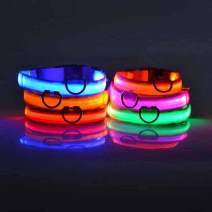 LED Glow Safety Dog Collar