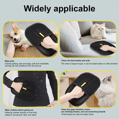 Double-Sided Pet Hair Remover Gloves