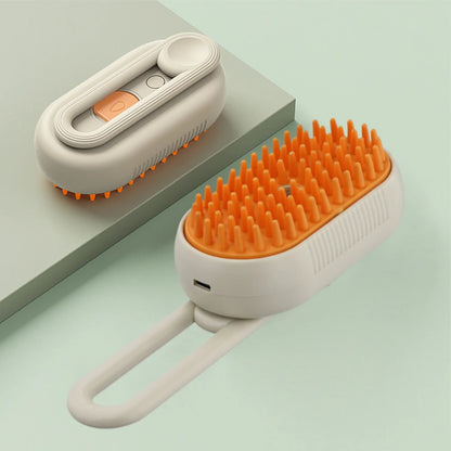 3-in-1 Steam Grooming Brush for Pets