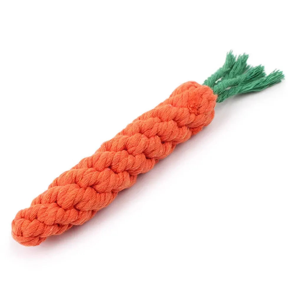 Carrot Rope Chew Toy for Dogs