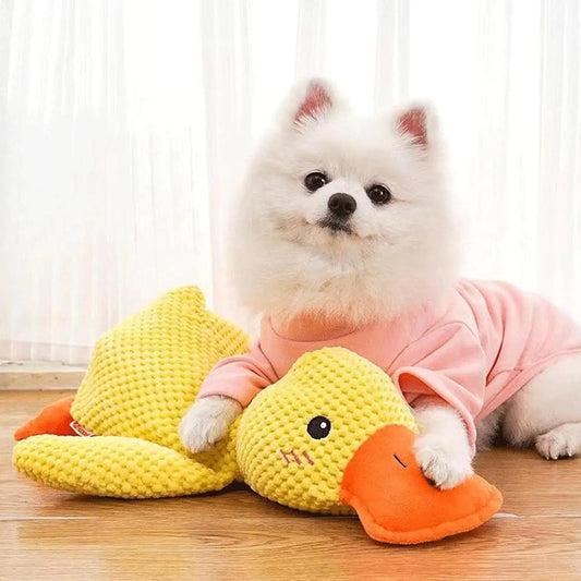 Calming Duck Toy for Dogs Squeaky Interactive