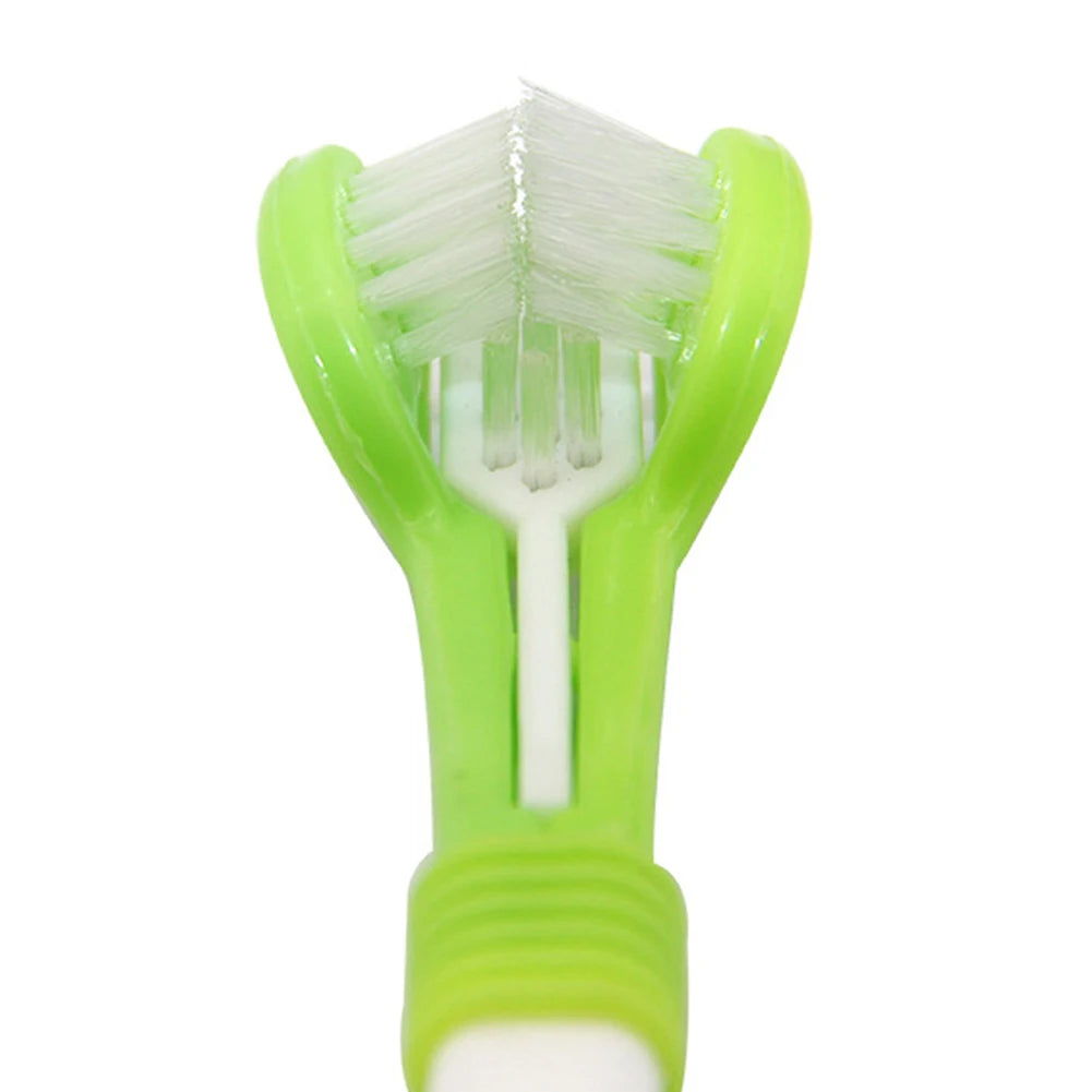 Three Sided Pet Toothbrush