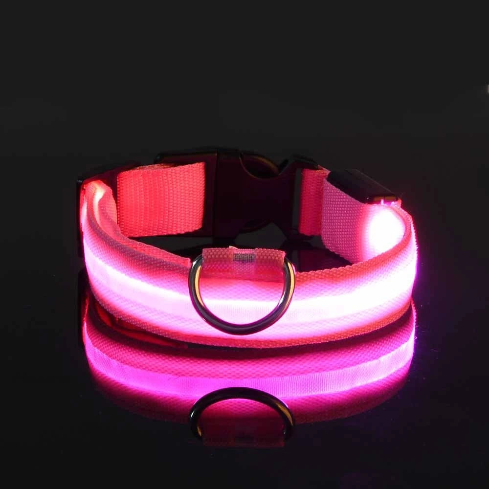 LED Glow Safety Dog Collar