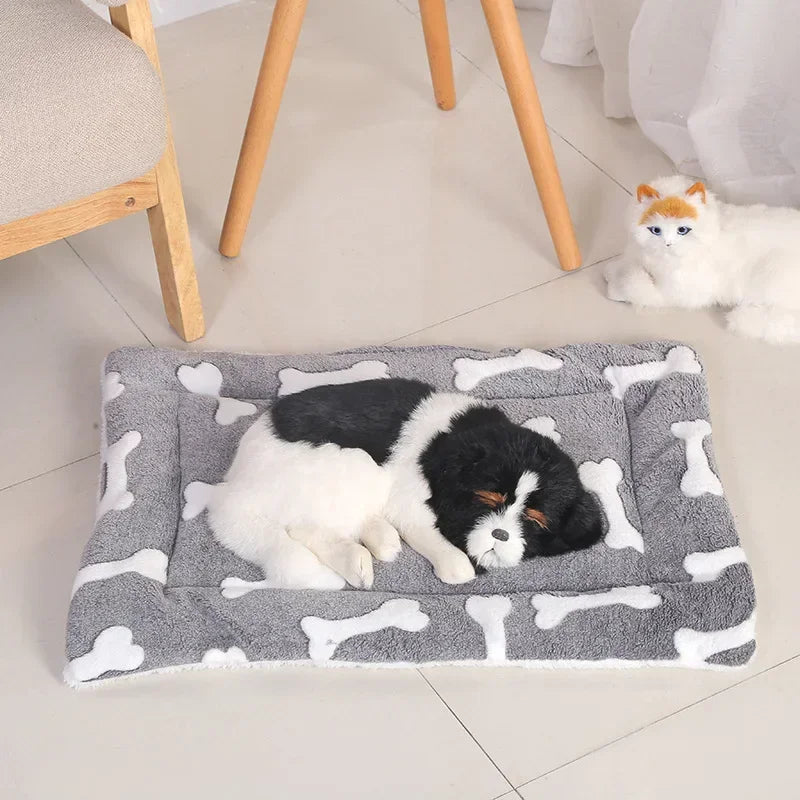 Double-Sided Plush Pet Sleeping Mat