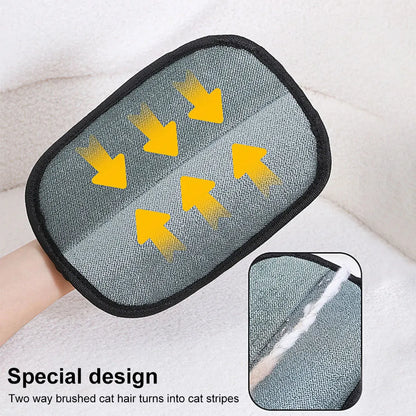 Double-Sided Pet Hair Remover Gloves