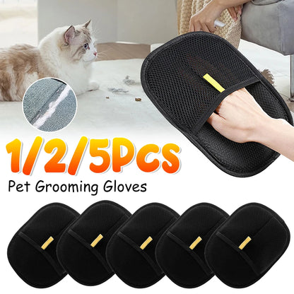 Double-Sided Pet Hair Remover Gloves