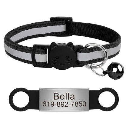 Personalized Reflective Cat ID Collar