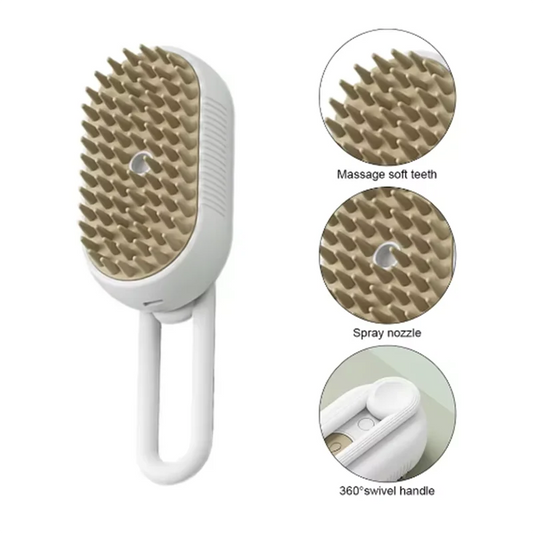 Steam Spray Massage Grooming Brush