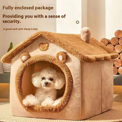 All-Season Pet House Bed