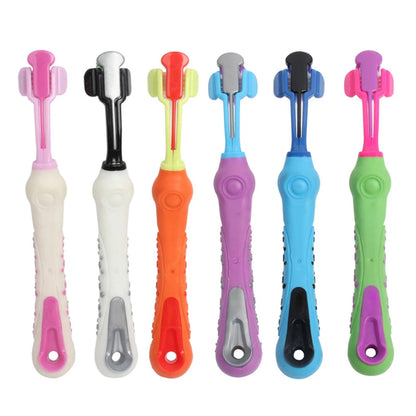 Three Sided Pet Toothbrush