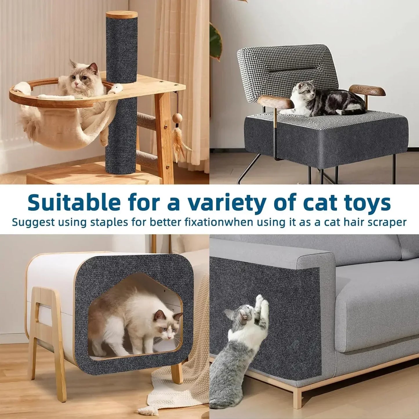 Self-Adhesive Cat Scratcher Sofa Protector