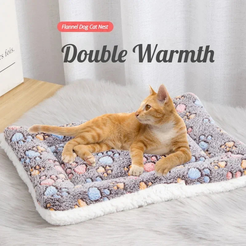 Double-Sided Plush Pet Sleeping Mat