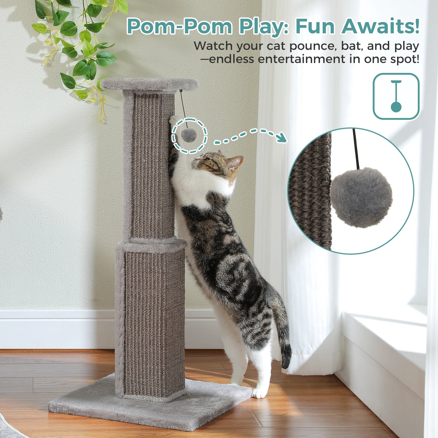 Large Indoor Cat Scratching Post