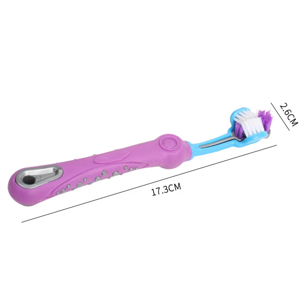 Three Sided Pet Toothbrush
