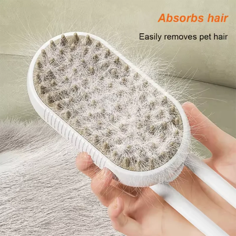 Steam Spray Massage Grooming Brush