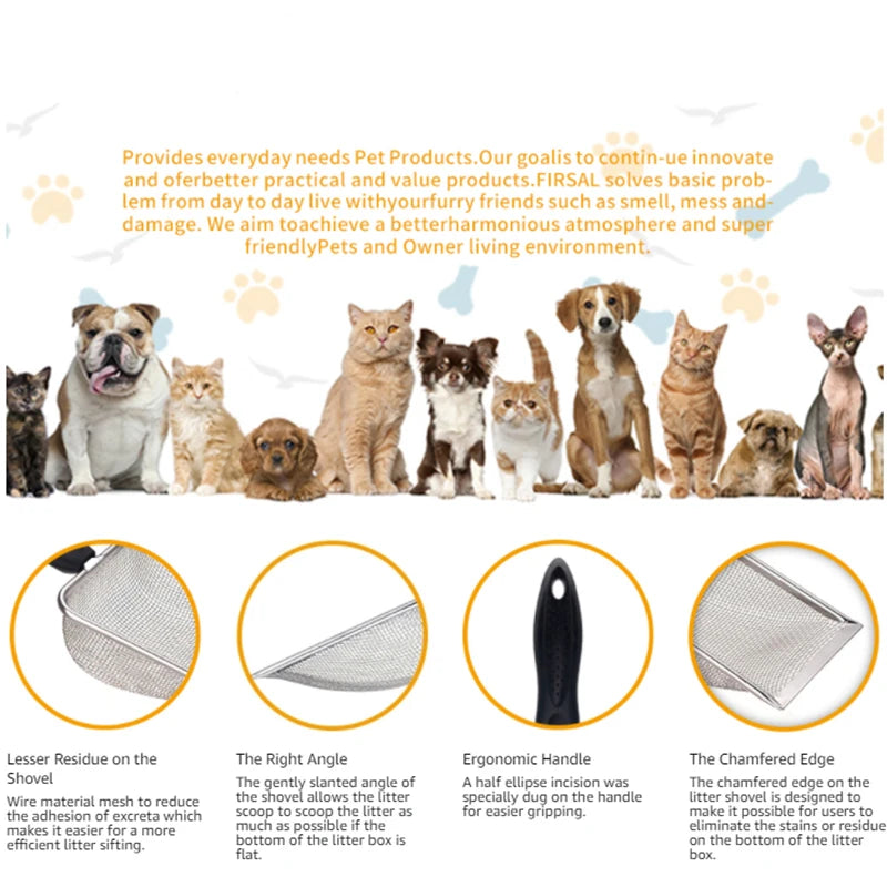 Stainless Steel Litter Scooper