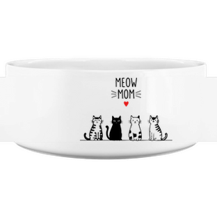 Le Petit Paris Ceramic Meow Bowl -  Meow Collection